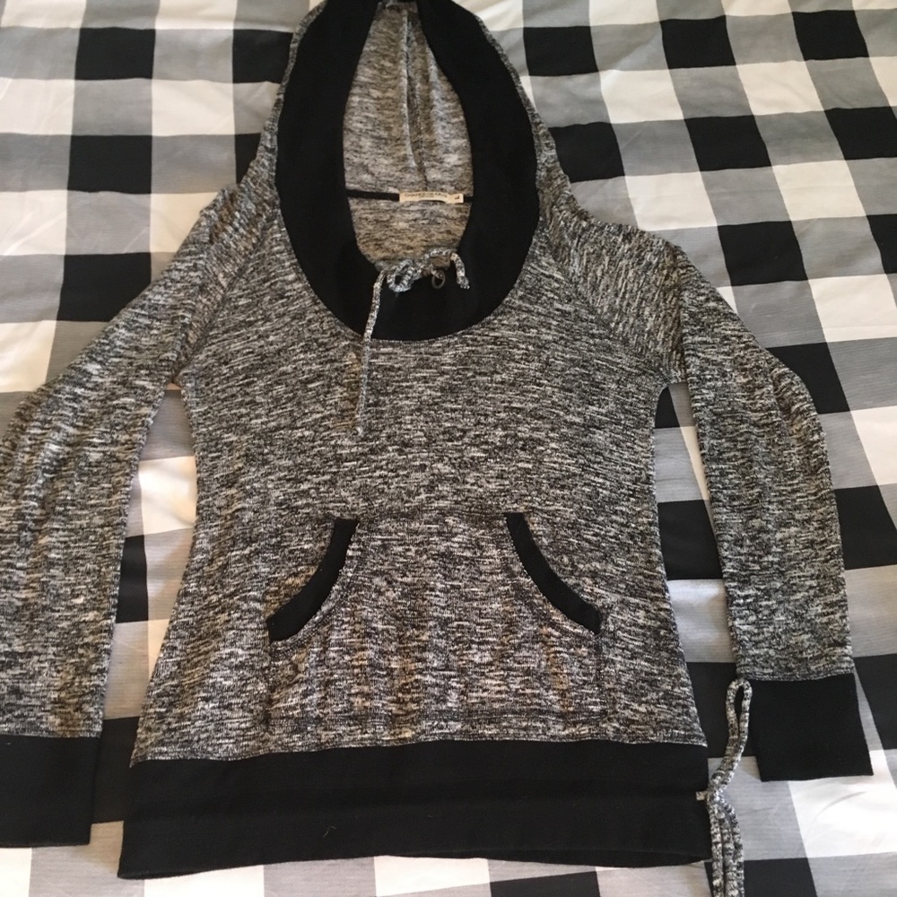 Pair with a Santa hat and go! Hoodie style sweater